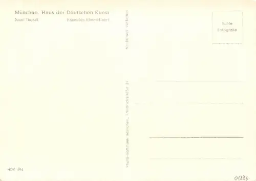 HDK 494 Josef Thorak, Hanneles Himmelfahrt ngl 176.261