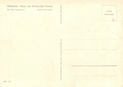 HDK 469 Jul. Paul Junghanns, Mutter und Sohn ngl 176.272
