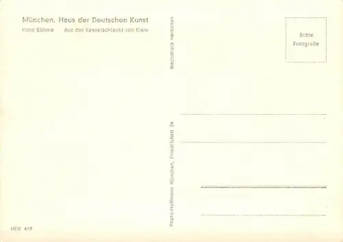 HDK 419 Hans Böhme, Aus der Kesselschlacht von Kiew ngl 176.300