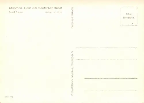 HDK 416 Josef Thorak, Mutter mit Kind ngl 176.305