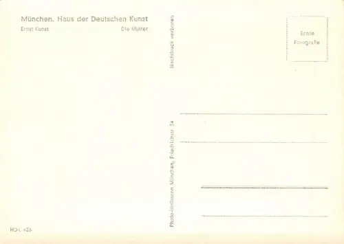 HDK 426 Ernst Kunst - Die Mutter ngl 176.296