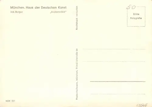 HDK 551 J. Burger, Blumenstück ngl 176.321