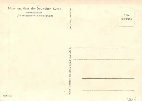 HDK 536 R. Ullmann, Morgenröte/Brunnengruppe ngl 176.332
