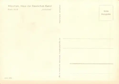 HDK 533 Franz Weiß, Volkslied ngl 176.335