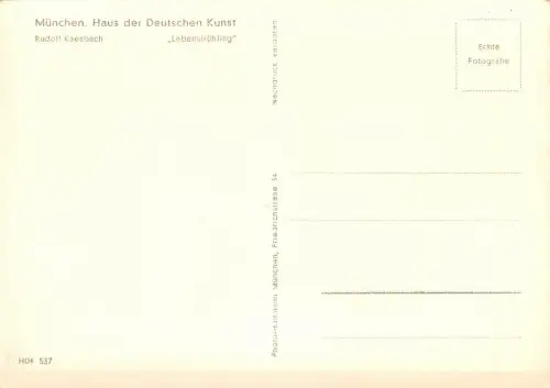 HDK 537 R. Kaesbach, Lebensfrühling ngl 176.331