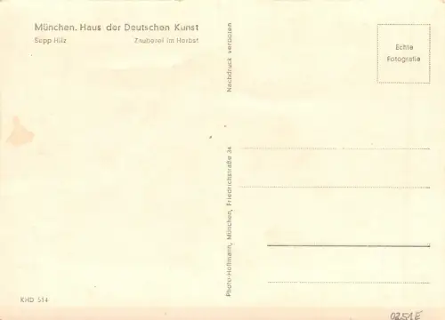 HDK 514 Sepp Hilz Zauberei im Herbst ngl 176.349