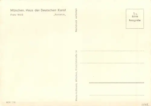 HDK 518 Franz Weiß, Romanze ngl 176.346