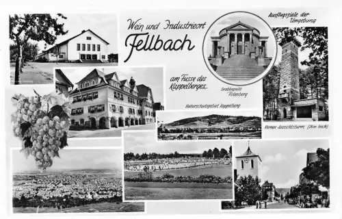 Fellbach Mehrbildkarte ngl 176.396
