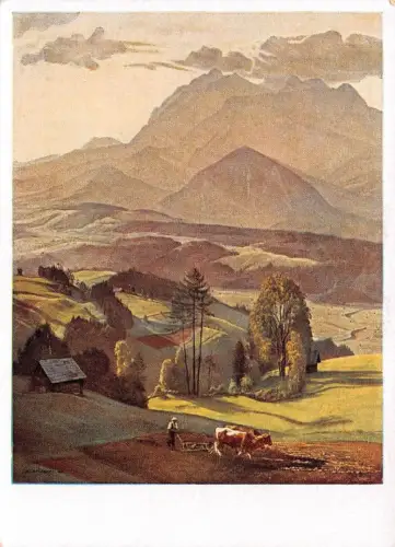HDK 1027 Hans Frank Abend in den Ennstaler Bergen ngl 176.380