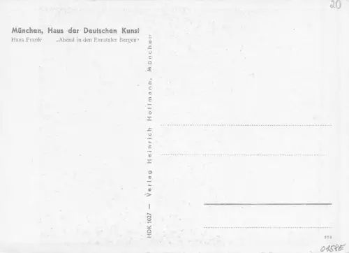 HDK 1027 Hans Frank Abend in den Ennstaler Bergen ngl 176.380