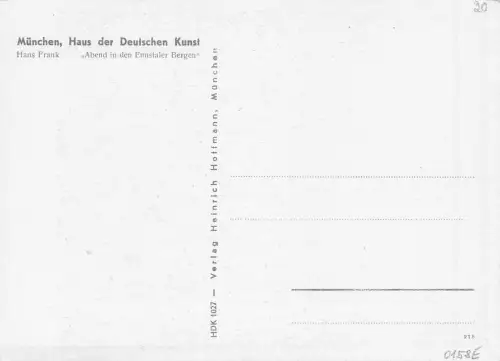 HDK 1027 Hans Frank Abend in den Ennstaler Bergen ngl 176.381