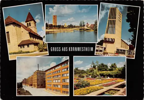 Kornwestheim Mehrbildkarte gl1964 176.416