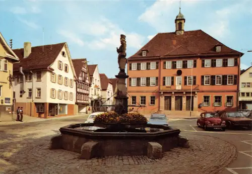 Murrhardt Marktplatz mit Rathaus ngl 176.472