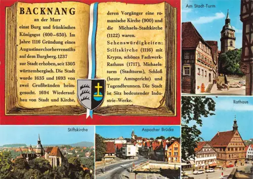 Backnang Mehrbildkarte ngl 176.514