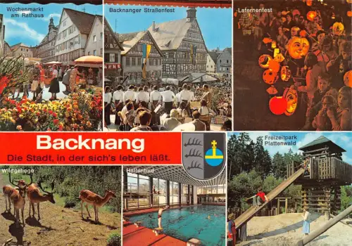 Backnang Mehrbildkarte ngl 176.512