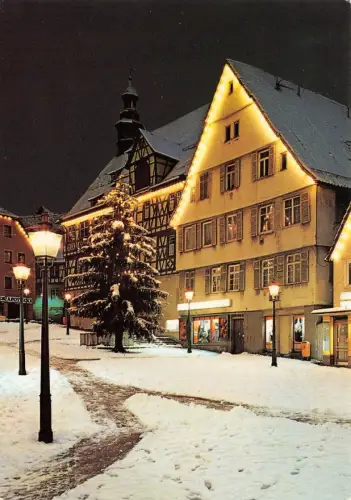 Backnang Fußgängerzone am Rathaus ngl 176.508