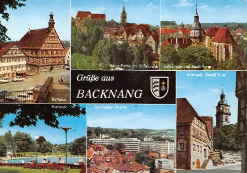 Backnang Mehrbildkarte ngl 176.513