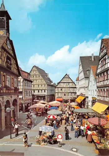 Waiblingen Wochenmarkt auf dem Marktplatz ngl 176.529