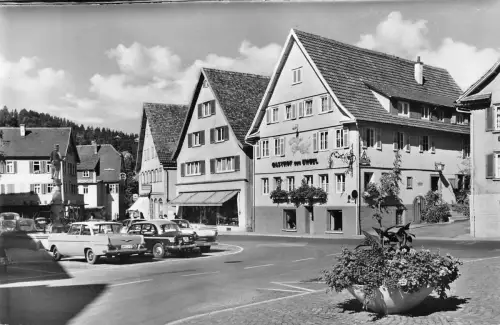 Murrhardt - Marktplatz, Gasthof zum Engel ngl 176.525