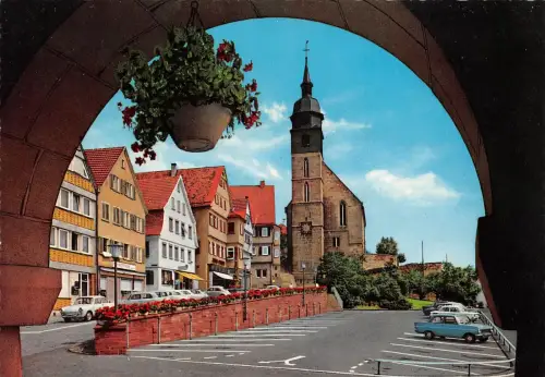 Böblingen Marktplatz mit Stadtkirche ngl 176.556