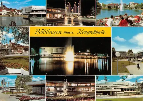 Böblingen Mehrbildkarte gl1976 176.566