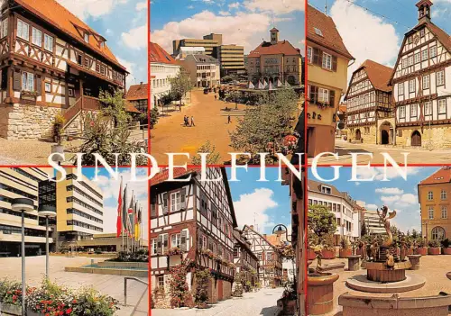 Sindelfingen Mehrbildkarte gl1989 176.594