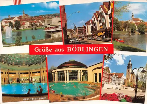 Böblingen Mehrbildkarte gl1990 176.565