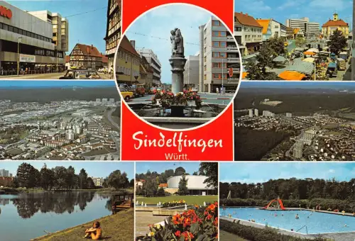 Sindelfingen Mehrbildkarte ngl 176.585