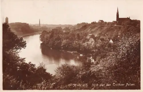 Halle (Saale) Blick vom Trothaer Felsen ngl 176.647