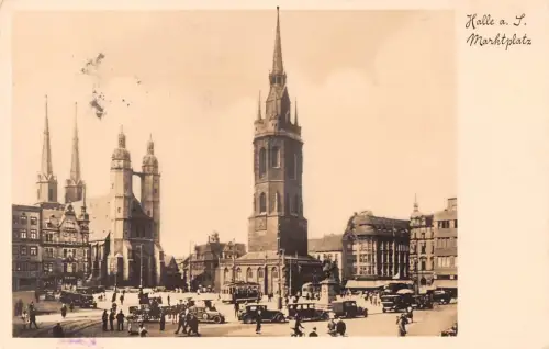 Halle (Saale) Marktplatz gl1935 176.646