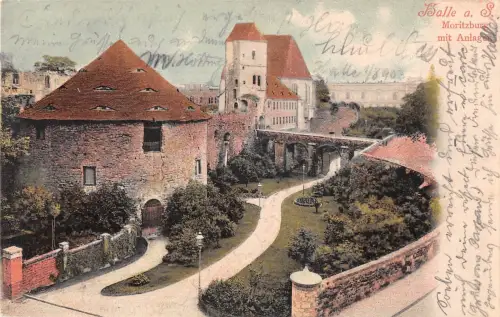 Halle (Saale) Moritzburg mit Anlagen gl1903 176.635