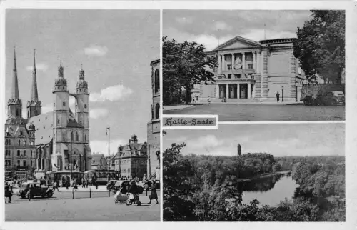 Halle (Saale) Mehrbildkarte ngl 176.735