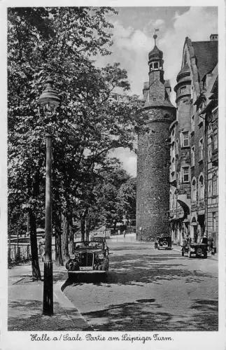 Halle (Saale) Partie am Leipziger Turm gl1940 176.716