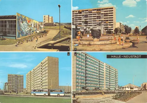 Halle-Neustadt (Saale) Mehrbildkarte ngl 176-746