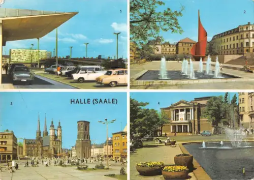 Halle (Saale) Mehrbildkarte ngl 176.742