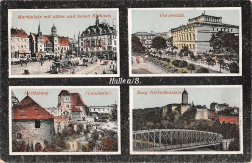 Halle (Saale) Mehrbildkarte gl1920 176.738