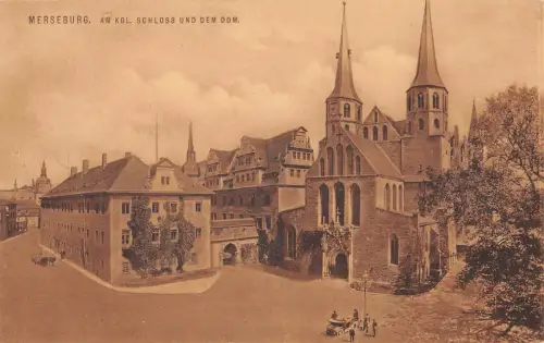 Merseburg Schloß und Saale ngl 176.776