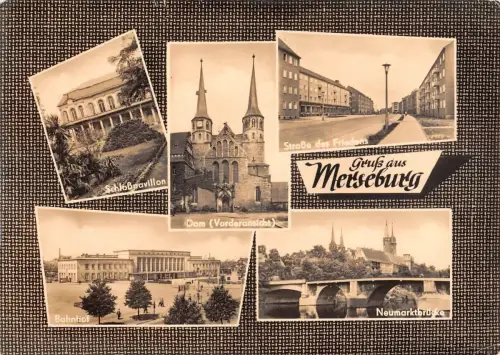 Merseburg Mehrbildkarte gl1965 176.785