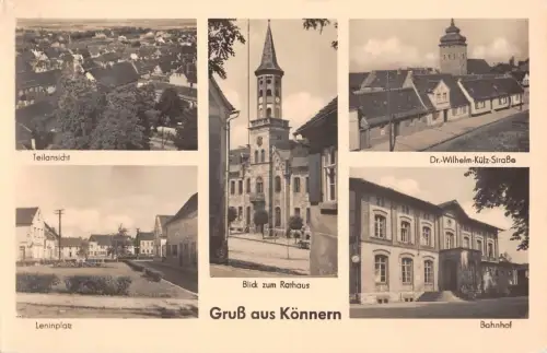 Könnern Mehrbildkarte gl1961 176.888