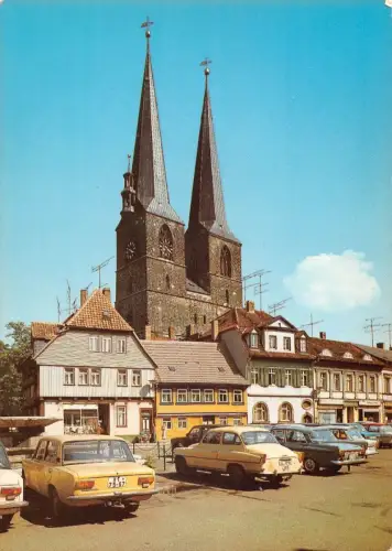 Quedlinburg Blick zur Nicolaikirche ngl 176.873