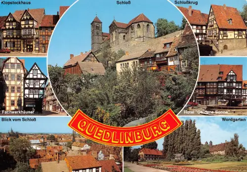 Quedlinburg Mehrbildkarte gl 176.883