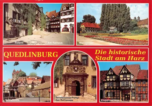 Quedlinburg Mehrbildkarte ngl 176.886