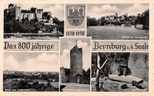 Bad Bernburg Mehrbildkarte gl1943 176.908