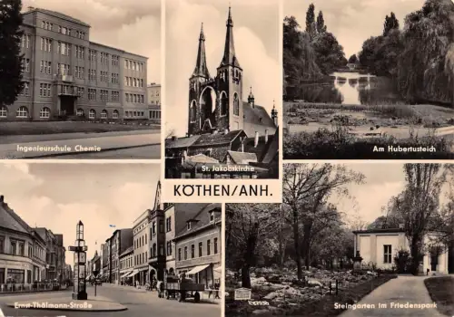 Köthen (Anhalt) Mehrbildkarte gl1957 176.922