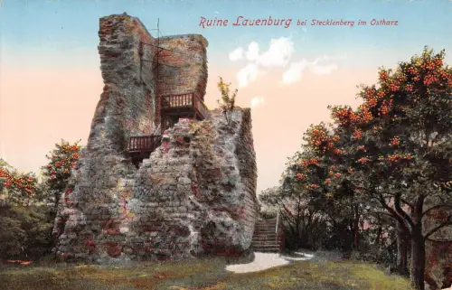 Stecklenberg (Harz) Ruine Lauenburg ngl 176.961