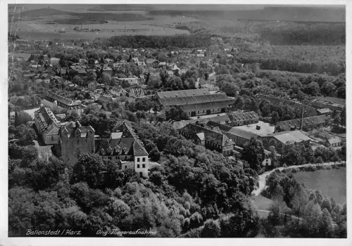 Ballenstedt (Harz) Fliegeraufnahme gl1942 176.969