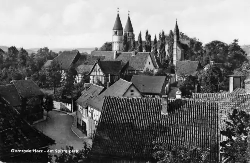Gernrode (Harz) Am Spittalplatz gl1961 177.001