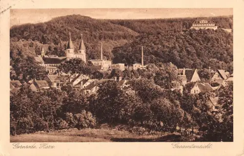 Gernrode (Harz) Gesamtansicht gl1929 177.005
