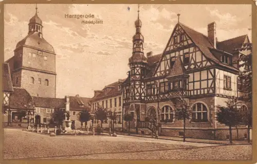 Harzgerode Marktplatz ngl 177.028
