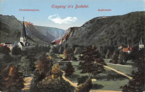 Thale Blick in´s Bodetal ngl 177.064